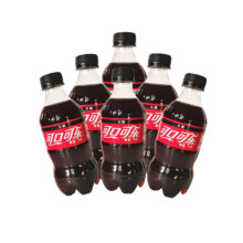 可口可乐 零度可乐无糖 300mL*6瓶