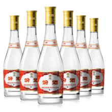 汾酒 黄盖玻汾 53%vol 清香型白酒 475ml*6瓶