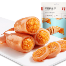 百草味 带籽鱿鱼仔香辣味 即食休闲零食海鲜小吃 MJ 香辣味