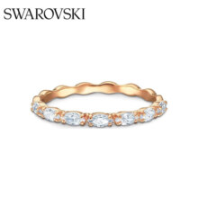 施华洛世奇（SWAROVSKI）新年礼物  MATRIX 戒指 经典闪亮轻奢饰品生日礼物女 镀玫瑰金色 52mm-12号 5366583