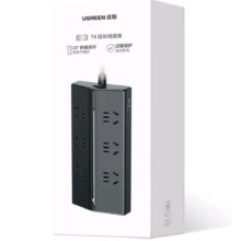 PLUS会员：UGREEN 绿联 T620桌面充电站不挡插口排插氮化镓20W快充USB插座