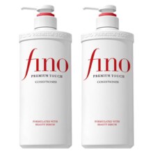 天猫百亿补贴:fino透润美容液护发素550ml*2柔顺染烫受损护理