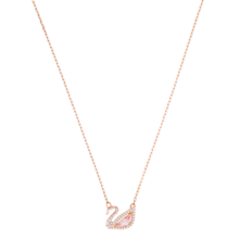 施华洛世奇（SWAROVSKI）新年礼物Swan天鹅项链女吊坠轻奢小众送女友生日礼物女 【爆款】粉色天鹅5469989