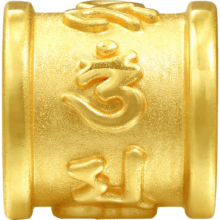 周生生新年礼物黄金转运珠足金生日礼物串珠六字大明咒不含绳86695C定价