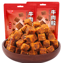 plus会员:比比赞（BIBIZAN）牛肉粒混合味 200g