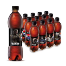 PLUS会员：百事可乐 无糖 Pepsi 碳酸饮料 汽水500ml*12瓶 黑神话·悟空联名款