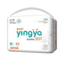 婴芽（YINGYA）拉拉裤M码2包108片【5-8kg】婴儿超薄干爽尿不湿透气尿裤