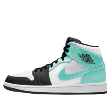 耐克（NIKE）【严选好物】bebe8耐克AJ1 Air Jordan 1 MID 男女中帮休闲篮球鞋 湖人黑白黄554725/554724-170 36