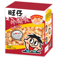 PLUS会员：旺旺 旺仔小馒头 特浓牛奶味 218g *3件