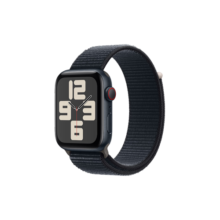 Apple Watch SE  智能手表GPS + 蜂窝款44毫米午夜色铝金属表壳午夜色回环式运动型表带MRHD3CH/A