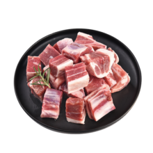 西鲜记  宁夏盐池滩羊 带骨羔羊肉块 1斤 180羔羊 炖煮食材