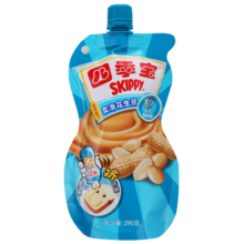 四季宝（SKIPPY）花生酱 早餐面包酱 调味酱料 火锅蘸料 柔滑290g
