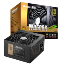航嘉（Huntkey）WD500K 金牌500W电脑电源（80PLUS金牌/单路40A/全电压/LLC+SR+DC-DC/智能温控/apex英雄）