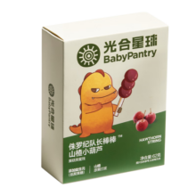 光合星球babycare儿童零食山楂棒棒糖小葫芦3岁+新鲜果干制作62g