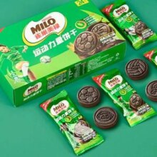 徐福记 雀巢美禄 Milo 动力量夹心饼干504g*6盒
