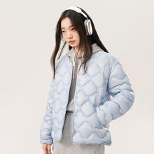 网易严选 烽火岩女羽绒服防水抗菌蓄热女轻薄羽绒服秋冬保暖外套 外套-晴山蓝 2XL XXL