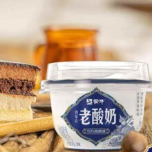 蒙牛 内蒙古老酸奶原味风味酸牛乳 140g*12杯