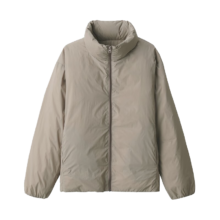 PLUS会员：MUJI 無印良品 女式 便携式 立领羽绒夹克 BDC32C2A
