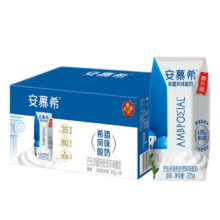 伊利安慕希希腊风味酸奶 原味205g*10盒*拍3件