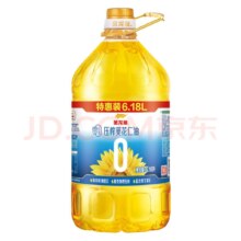 16日0日：金龙鱼 食用油 零反式脂肪压榨 葵花仁油6.18L