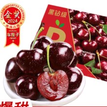 15日20点开始、限2000件：桦萱 智利车厘子 2.5kg(净重) J级礼盒装