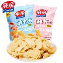 亲亲 鲜虾片 80g*6包（2口味任选）