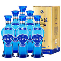洋河 海之蓝 42%vol 浓香型白酒 520ml*6瓶