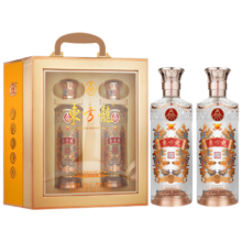 24日20点：五粮液 东方龙 龙运礼盒 浓香型白酒 52度 500ml*2瓶