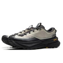 李宁 LI-NING 户外系列 CF溯 行川 防泼水中性徒步鞋 AHTU023-5 冷檀黑/燕麦灰