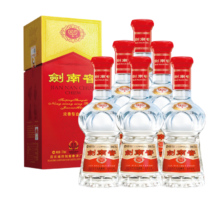 京东百亿补贴:剑南春 水晶剑 52度 750ml*6瓶 六瓶装（非原箱） 浓香型白酒