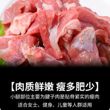 88VIP会员：咿哩咕哩 新疆羊腿肉新鲜羊肉 1公斤小羔羊