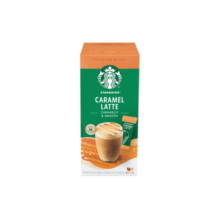 星巴克（Starbucks）精品速溶花式咖啡 焦糖风味拿铁4袋装 4*23g 土耳其原装进口