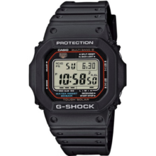 卡西欧（CASIO）G-SHOCK系列小红圈小方块系列太阳能电波防水防震潮流运动手表 小红圈GW-M5610U-1太阳能+电波