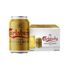 嘉士伯 Carlsberg 金牌拉格特酿烈性啤酒 330ml*12罐