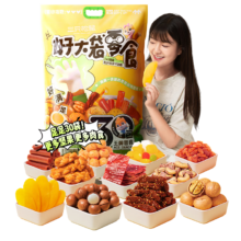PLUS会员:三只松鼠好大袋零食大礼包超7斤3856g