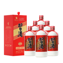 习酒 酱香型 高度白酒  53度 500mL 6瓶 圆习酒整箱