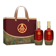 10日20点、plus会员：五粮液 仙林生态 宜品 千里江山 52度 500ml*2瓶
