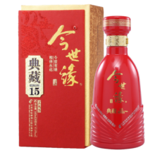 今世缘42度典藏D15白酒 42度 500mL 6瓶 整箱装