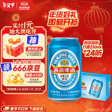 燕京啤酒 11°P特制精品啤酒 330ml*24听