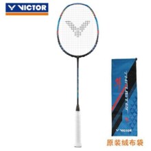 威克多（VICTOR） 胜利羽毛球拍单拍 碳纤维专业级进攻型突击系列球拍黑金隼TK-F隼 TK-F蓝隼 F夏威夷蓝4UG5 空拍