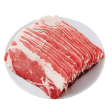 天谱乐食安格斯谷饲原切肥牛片 1斤 牛肉片冷冻火锅片烧烤食材生鲜