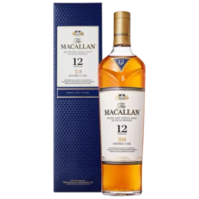 麦卡伦（MACALLAN）蓝钻12年礼盒装 700ml*1瓶 单一麦芽威士忌 雪莉桶双桶