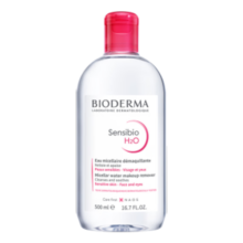 贝德玛（BIODERMA）【林允同款】粉水500ml舒妍多效洁肤液卸妆水卸防晒敏肌 新年礼物