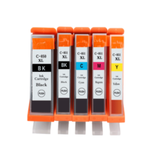 彩格 PGI-850XL大容量墨盒五色套装(适用佳能PGI850 CLI851 IX6880 MG7580 6780 MG7180 IP7280)