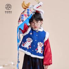 今兮古兮 儿童拜年服男唐装汉服套装男女童装新年装 任选两件