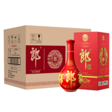 郎酒红花郎10 酱香型 高度白酒 53度 500ml*6瓶 整箱装 年货送礼