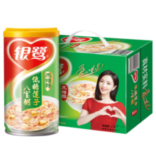 银鹭八宝粥速食粥方便早餐低糖莲子八宝粥360g*12罐代餐饱腹