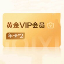 爱奇艺 黄金VIP会员年卡12个月 *2件