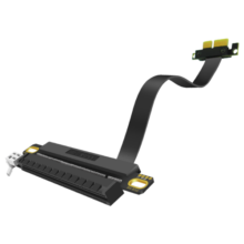 礼嘉 PCI-E 3.0 1X转16X显卡延长线20cm 电脑显卡转接卡连接线 A卡N卡全速兼容 电脑显卡排线 LJ-DPY20