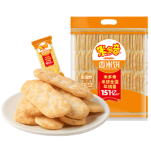需首购、plus会员:米多奇 香米饼礼袋402g